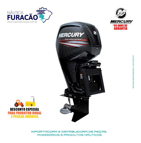Motor De Popa Mercury 4 Tempos 115hp Exlpt Efi Ct