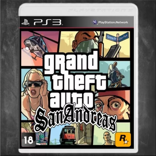 Gta San Andreas Hd Jogo Playstation 3 Ps3 Givangames Comprar - Corre Que Ta  Baratinho