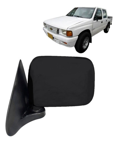 Espejo Negro Para Chevrolet Luv 1997 2000 Izquierdo