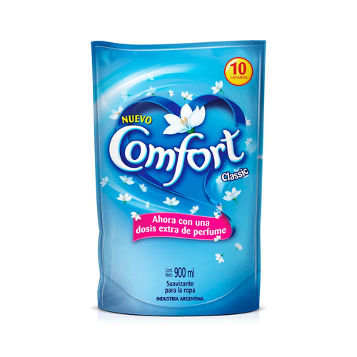 Suavizante Comfort Clásico Repuesto 900 ml (cod 2851)