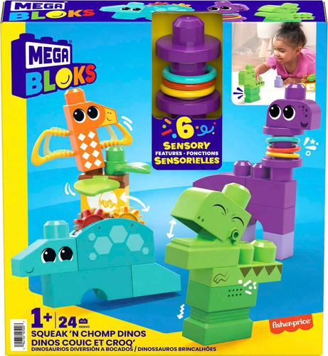 Mega Bloks Juguete De Construcción Dinosaurios Diversión