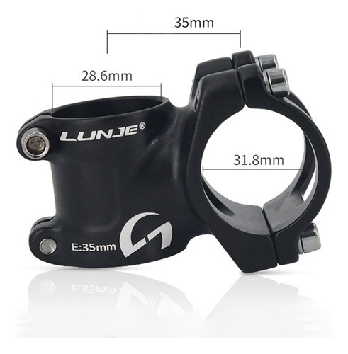 Manillar Corto Lunje Bike Stem Con Vástago F Para Bicicleta