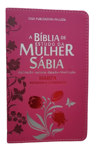 Bíblia De Estudo Da Mulher Sábia Completa Harpa Corinhos