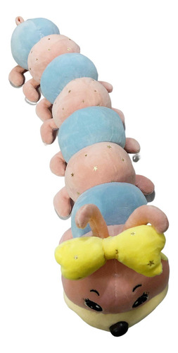 Fruit Caterpillar Toys Sleeping Pillow Plushie Dolls Rosa