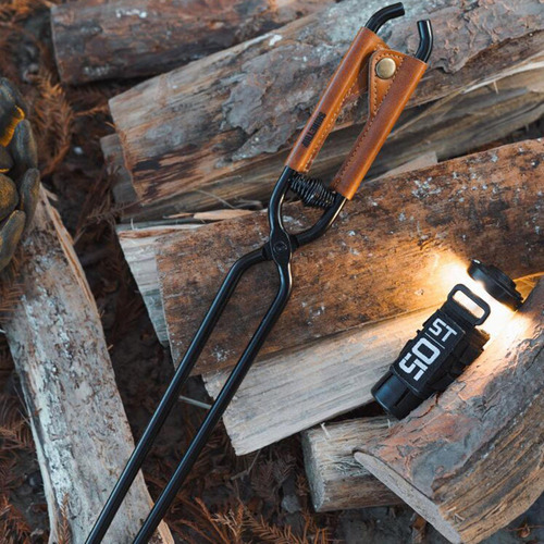 Pinzas Para Fogatas, Pinzas Para Chimenea De 55 Cm Con Funda