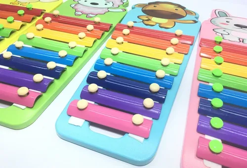 Marimba Xilofono De Animales Madera Juguete Bebe Musical