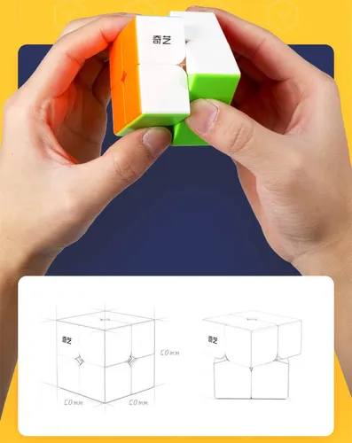 Rompecabezas De Cubo De Velocidad 2x2 2x2 X2 Cubo Mágico R.