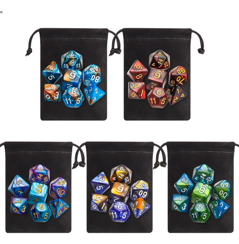 Dados De Juego De Rol Para Dnd, 35 Unidades De Dados Acrílic