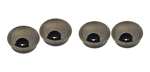 4 Pces 50mm Mesa De Computador Grommet Cabo Porta Fio Buraco