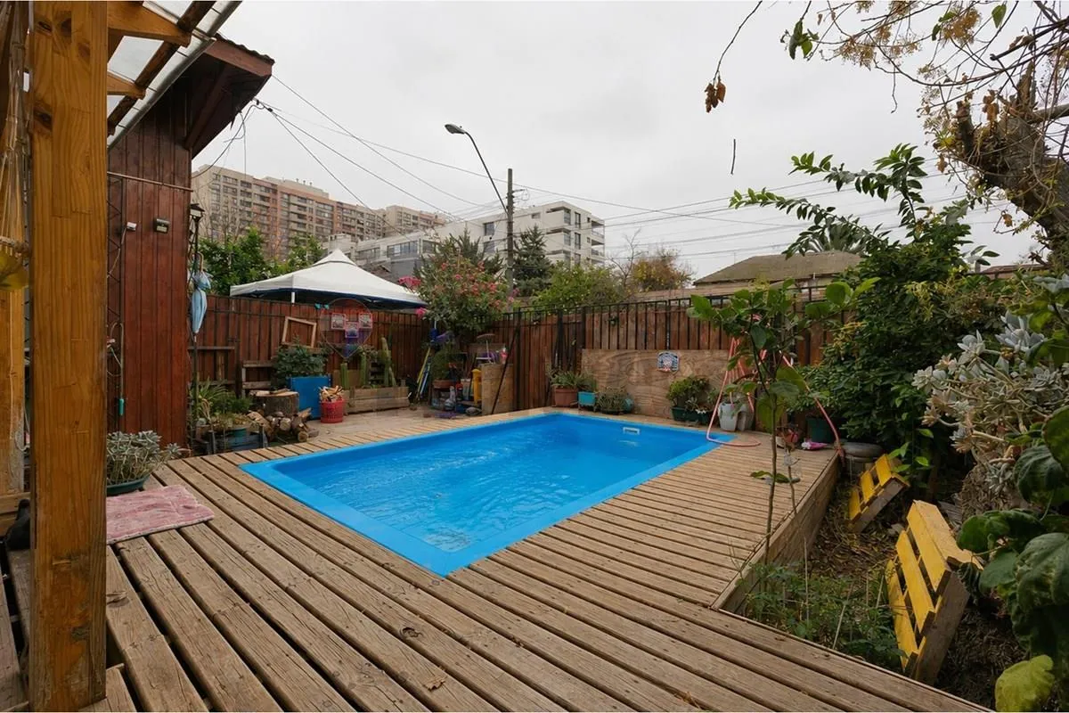 Imagen 4 de 26 de Hermosa Casa En Pje. Con Piscina - Ñuñoa 3d2b
