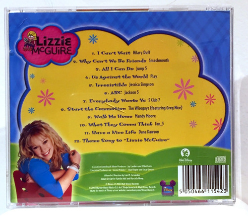 Imagen 2 de 2 de Hilary Duff Lizzie Mcguire Soundtrack Disney Cd