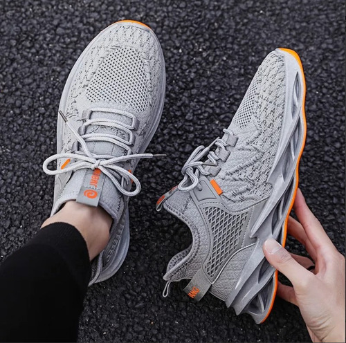 Zapatillas De Tenis Transpirables Informales Y Cómodas Para Correr Al Aire Libre Para Hombre