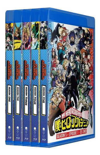 My Hero Academia - Temporada 1 A 5 - Bluray