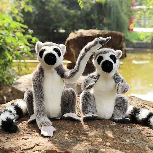 Peluche De Peluche Suave Y Realista Plush Lemur