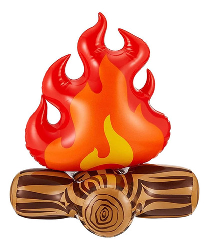 2 Outdoor Inflatable Campfire Set For Festive 2 Pcs