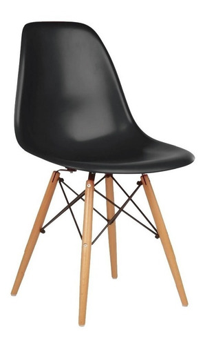 Imagen 4 de 8 de Silla Eames Negra