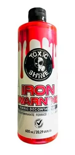 Descontaminante Ferrico De Llantas Iron Warning 600 Ml Toxic Shine