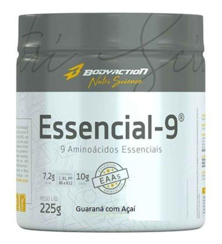 Essencial-9 - 225g Guaraná Com Açaí - Body Action