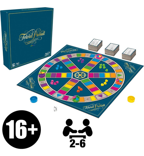 Hasbro Gaming Jogo Trivial Pursuit: Edição Clássica