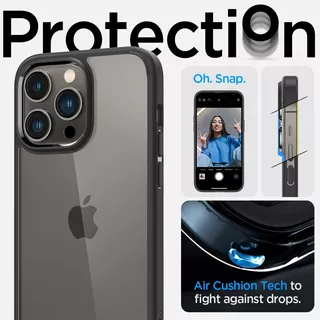Spigen Ultra Hybrid For iPhone 14 Pro Max Case, Tecnología A