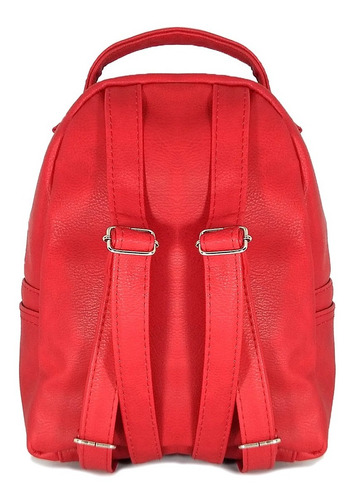 Imagen 2 de 6 de Mochila Bolso Cartera Citadina Con Bolsillo Frontal