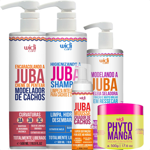 Encaracolando, Shampoo, Mousse, Geleia, Phyto Manga 500g