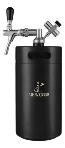 Chopeira Keg Vacuum 5 Litros Portátil Black About Beer