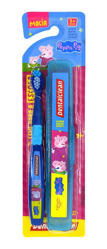 Kit Infantil Escova + Estojo Peppa Pig Dentalclean
