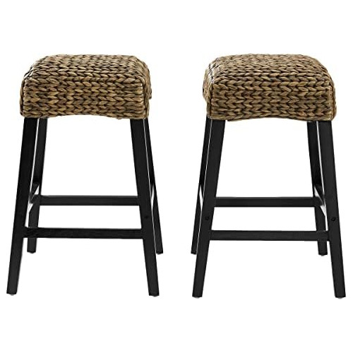 Set De 2 Taburetes De Mostrador Sin Respaldo Edgewater ...