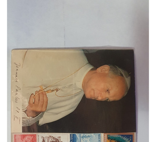 Estampillas Antiguas Vaticano. Foto Firma De Juan Pablo Ii