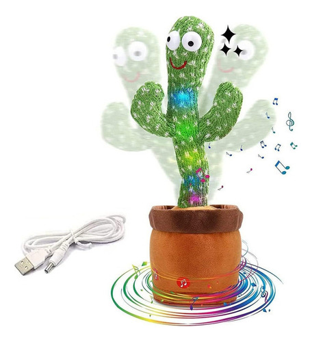Cactus Bailarín, Cactus Parlante Que Repite Lo Que Dices