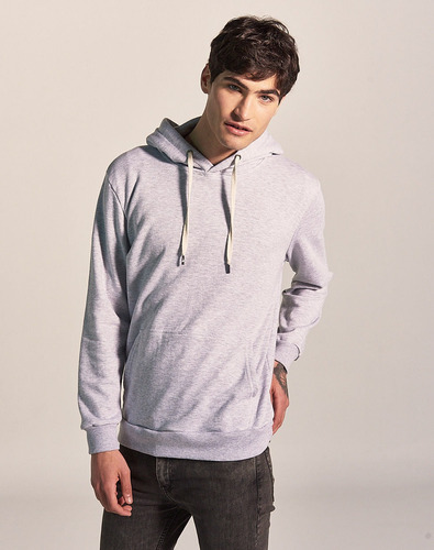 Hoodie Golfo, Hombre, Capucha, Gris Melange, Equus