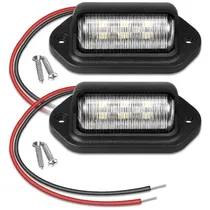 Comprar Luz Patente 6 Led Universal Autos Camionetas 12v-24v Un Par