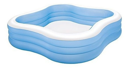 Piscina Inflable Alberca Familiar 229x56 Cm Jardin Cuadrada