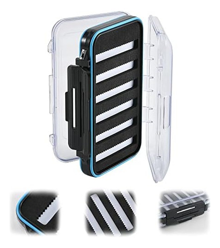 Caja De Pesca Con Mosca De Doble Cara Impermeable Para Apare
