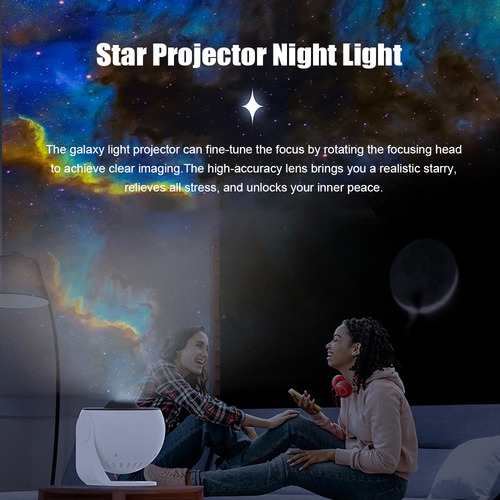 Zh Proyector De Estrellas 12 En 1 Con Luz Nocturna Galaxy