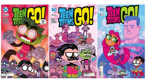 Imagen 1 de 4 de Teen Titans Go! Pack 3 Tomos (10-11-12)