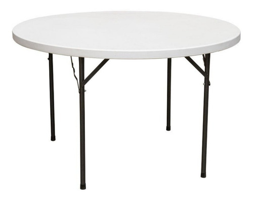 Mesa Redonda Plegable 120cm - 180cm Blanca 