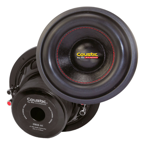 Subwoofer Doble Bobina Coustic Pro8-44 1000 Watts 8 Pulgadas