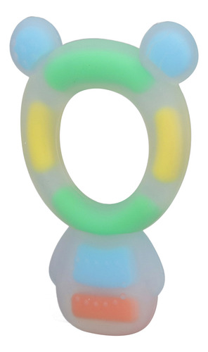 Bebé Beber Teether Cartoon Bear, Silicona, Textura Suave, Bp