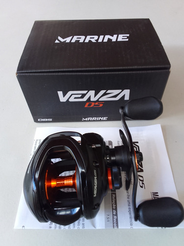 Carrete marino Venza Ds Color con manivela derecha de un solo lado