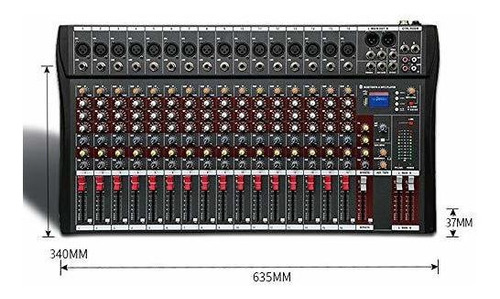 Mezclador De Audio Bluetooth Studio Interfaz De Sistema De E