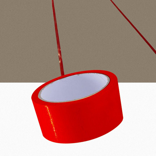 Cinta Adhesiva De Embalaje, Cinta Adhesiva 5 Cm X 10 M Rojo