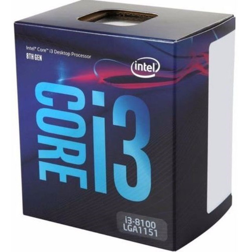 Procesador Intel I3 8100 4 Core Micro Gamer 1151 Tranza
