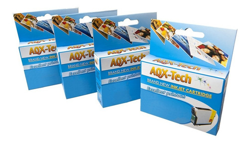 Pack X4 Cartuchos Alternativos Xl Aqx Para Hp932 933 7110 7612 - 4 Colores
