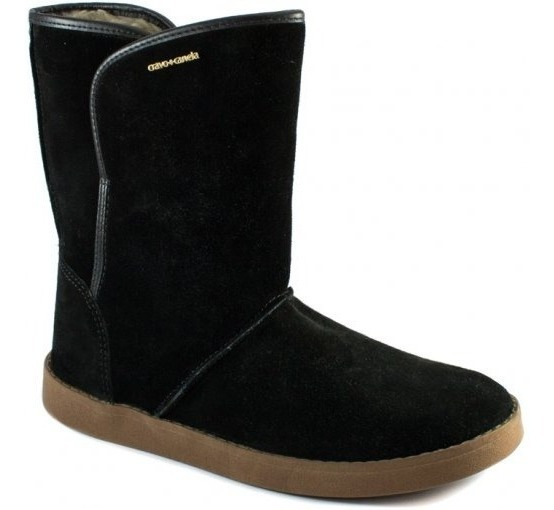 bota estilo ugg cravo e canela