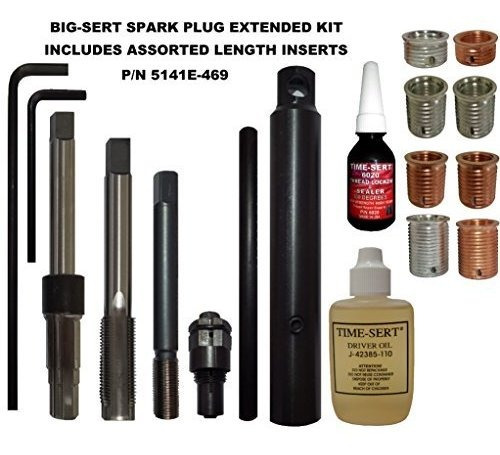 Big Sert M14 x 1.25 bujia Kit Extendido Assorted Inserts