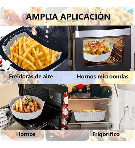 Silicona Freidora Aire 3 Pcs Air Fryer Silicon Y 2 Guantes