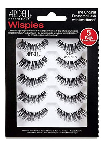 Pestañas Postizas (5 Pares) De Ardell Demi Wispies, Paquete