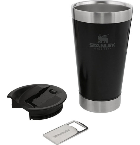 Imagen 3 de 4 de Vaso Termo Beer Pint Con Destapador Stanley 473ml